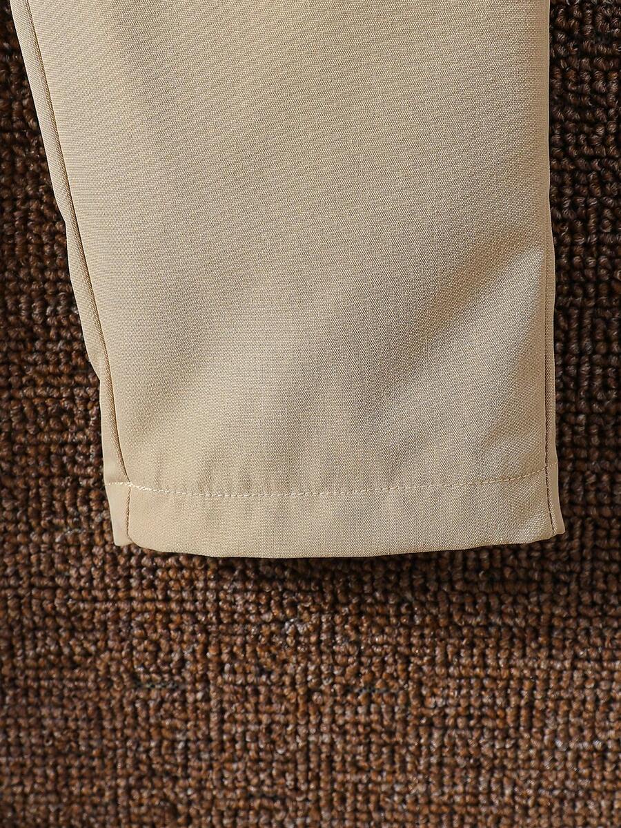 Boys' casual solid color pants, comfortable and fashionable, suitable for daily outings, school, parties and vacations as gifts Boys' casual solid color pants, comfortable and fashionable, suitable for daily outings, school, parties and vacations as gifts