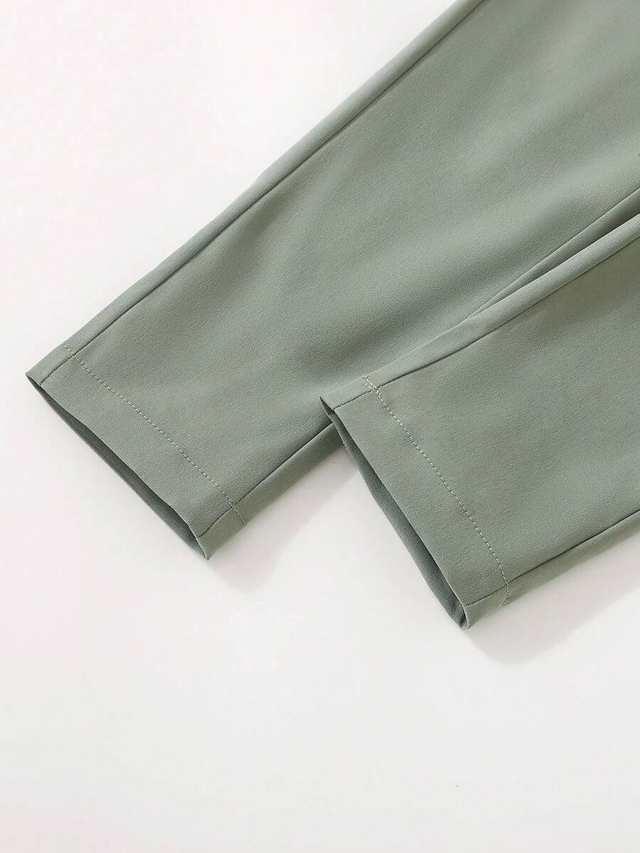Little boys' white elastic waist casual pants, comfortable for daily wear, suitable for spring and summer beaches and parties